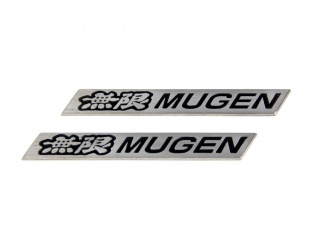 Шильдики "MUGEN Style" для спойлера (2 шт.)