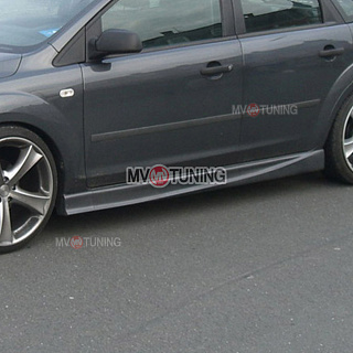 Пороги "Lord" Ford Focus 2 3-5D (2004-2011) + УСТАНОВОЧНЫЙ КОМПЛЕКТ