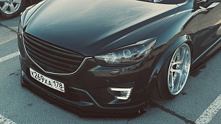 BLACK TEXTURED. Расширители колесных арок для Mazda CX-5 (крашенная в текстуру) (2011-2016)
