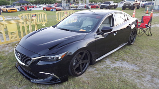 Капот с прорезаными жабрами SkyActivSport на Mazda 6 / Atenza  GL (2019 - н.в.)