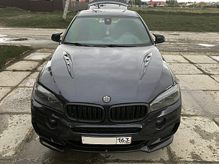Накладки на капот (жабры) (под покраску) BMW X5 в кузове F15