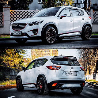 Расширители колесных арок для Mazda CX-5 (под окраску) (2011-2016)