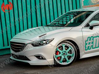 Капот с глухими жабрами SkyActivSport на Mazda 6 / Atenza GJ (2012 - н.в.)