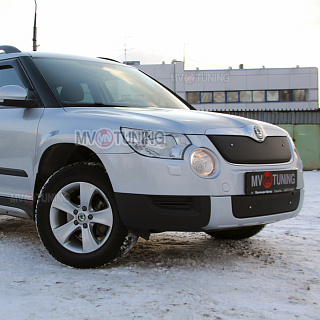 Нижний зимний экран Skoda Yeti (2009-2012) текстурный пластик