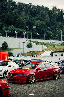 Капот пластиковый var №3 "Agressive Air " Honda Accord 8(VIII) / Acura TSX (CU/CW) (2008-2013)