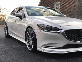 Комплект сплиттеров(передний и боковые-сплиттеры (пороги) Mazda 6 / Atenza GJ (2018 - 2023)