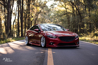 Комплект обвеса SkyActiv для Mazda 6 / Atenza GJ (2012 - 2018) Клыки пер + зад, пороги, сплиттер