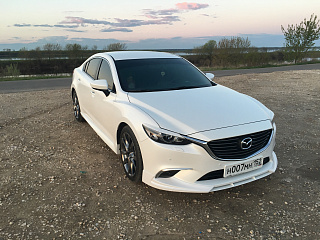 Комплект обвеса для рестайлинга Mazda 6 / Atenza GJ (2015 - 2018) FL Комплект обвеса SkyActiv для Mazda 6 / Atenza GJ (2012 - 2018) Клыки пер + зад, пороги, спойлер вставка в передние клыки.