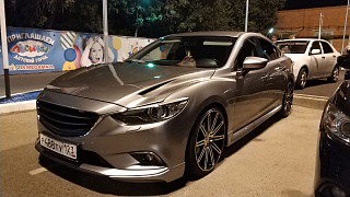 Капот с прорезаными жабрами SkyActivSport на Mazda 6 / Atenza  GL (2019 - н.в.)