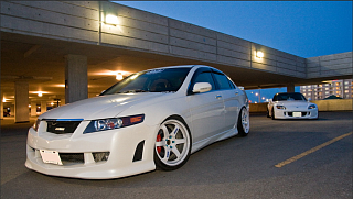 Бампер передний Mugen Style (дорестайл) для Honda Accord 7 (VII) / ACURA TSX (2002-2008)